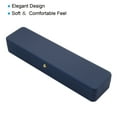 thumbnail image 3 of Uxcell Velvet Necklace Box, Single Slot Long Chain Box Vintage Jewelry Holder for Wedding, Blue, 3 of 5