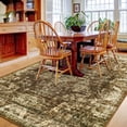 thumbnail image 2 of Ultrug Vintage Rugs Modern Area Rug Washable Indoor Carpet for Bedroom Living Room Home Decor,4'x6',Brown, 2 of 7
