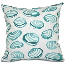 Simply Daisy 16" x 16" Clams Geometric Print Pillow