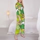 thumbnail image 3 of Fotbe Cartoon Frog Conjunto de Pijama de Manga Larga para Mujer con Estampado, Ropa de Dormir de 2 Piezas, Conjunto de Casa Suave y Cómodo con Bolsillos-Medium, 3 of 7