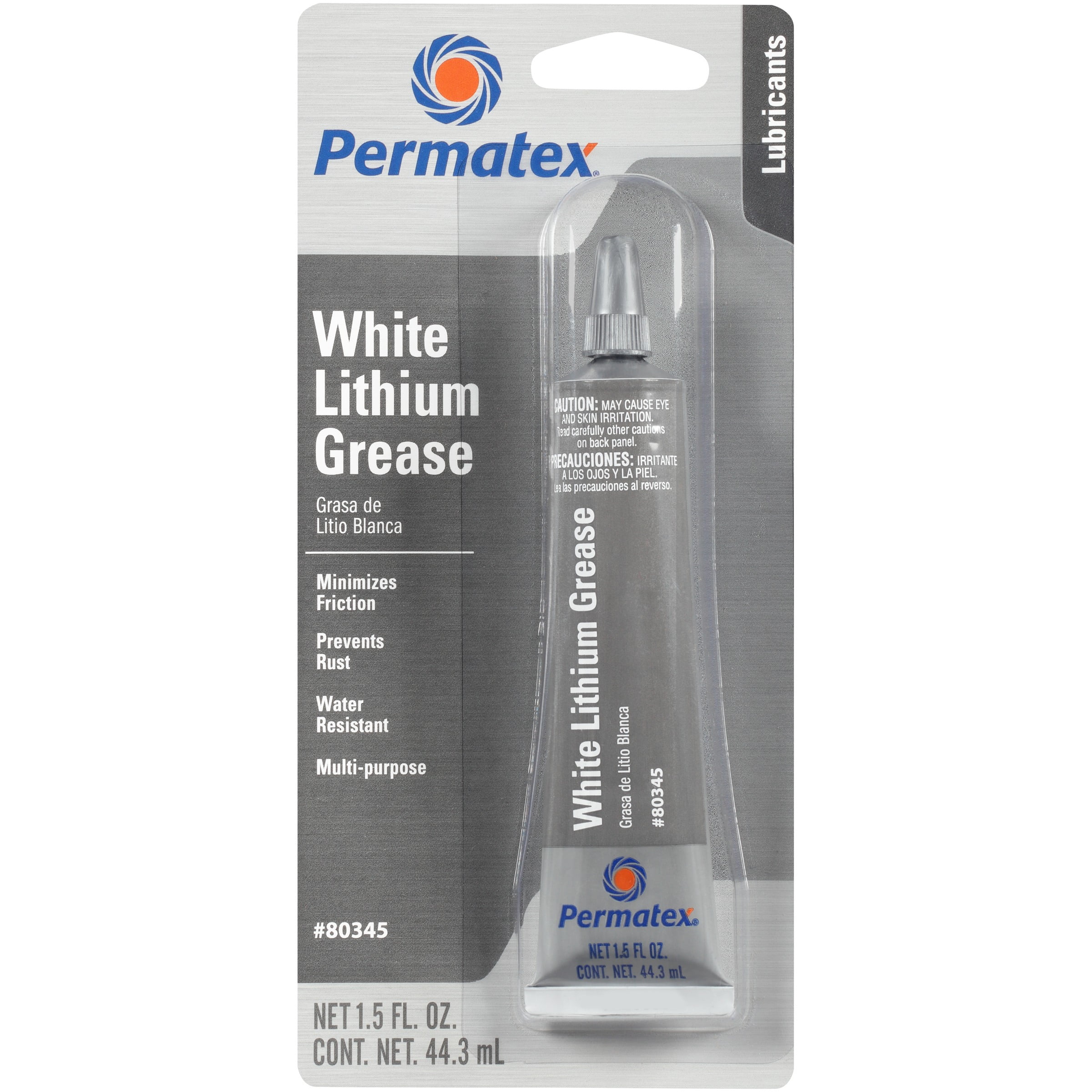 Permatex® 80345 White Lithium Grease 1.5 fl. oz. Carded Pack