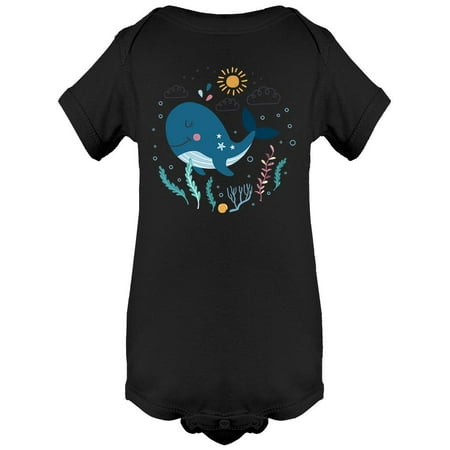 

Funny Lovely Whale Bodysuit Infant -Image by Shutterstock 24 Months