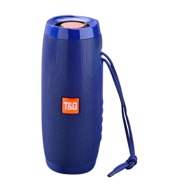 Portable Bluetooth Speaker Wireless With Color LED Lights Outdoor Radio Function 7.3 cm x 7.3 cm x 17.9 cm 5 W Dual Drivers