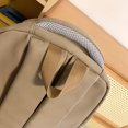 thumbnail image 2 of Mochila Simple para estudiantes para mujer bolso de hombro doble de Color en contraste para adolescentes y niñas, 2 of 9