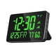 thumbnail image 5 of Reloj de pared digital con alarma de temperatura alta entre semana y LED rectangular Verde, 5 of 9