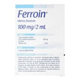 thumbnail image 2 of Ferroin 100 mg / 2 ml inyectable caja con 3 ampolletas de 2 ml c/u, 2 of 3