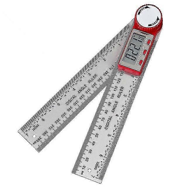Stainless Steel Digital Angle Meter Ruler Metric Inch Protractor Angle ...