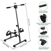 Exercise Bike, Elderly Pedal Exerciser Bike, Adjustable Fitness Equipment for Seniors, Elderly Home Pedal Exercise Bike for Total Body