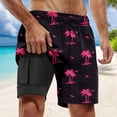 thumbnail image 3 of Kcolen Men Swim Trunks Board Shorts with Compression Liner Swimsuits Quick Dry Bathing Suit Pockets Swimwear, 3 of 5