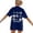 Dark Blue, variant on Active Tops Women Casual Fitness Personalised T Shirts for Women Custom Face Photos Text In Plus Size Loose Fit Crew Neck Overcut Shoulders Hoodies Pink M