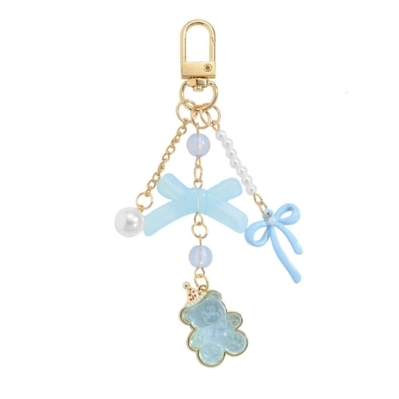 Car Keychain for Women Cute Keychain Bag Bows Heart Keychain Accessories