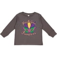 thumbnail image 3 of Inktastic Mardi Gras Princess Girls Long Sleeve Toddler T-Shirt, 3 of 5