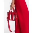 thumbnail image 2 of No Boundaries Women's Game Day Clear Boxy Mini Tote Bag, Red, 2 of 5