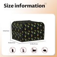 thumbnail image 5 of Goofa Bee Floral Print Toaster Cover 4 Slice, Four Slice Bread Machine Cover Quilted Toaster Covers Bread Maker Cover Kitchen Appliance Cover, 5 of 7