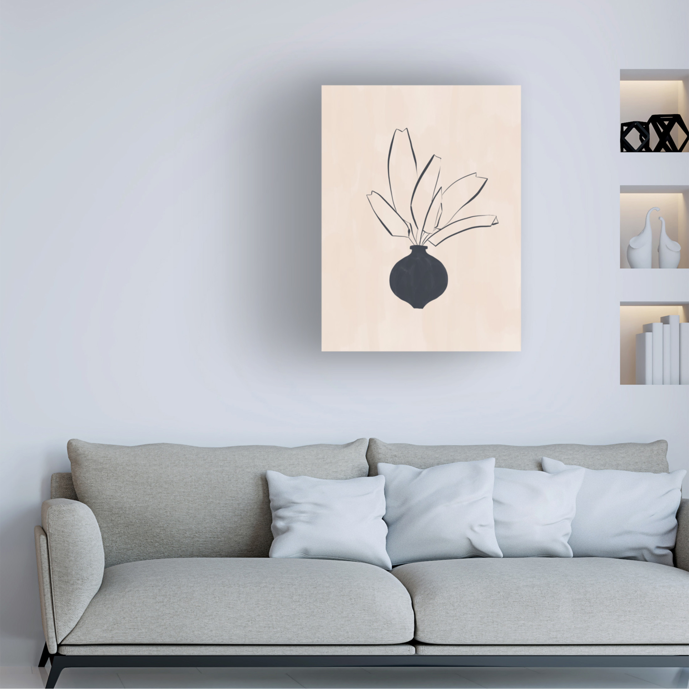Trademark Fine Art Ivy Green Illustrations Banana Leaf Fase Canvas Wall Art