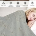 thumbnail image 3 of Autua Shells Starfish Warm Lightweight Fleece Blanket All Seasons 50x60in, 3 of 6