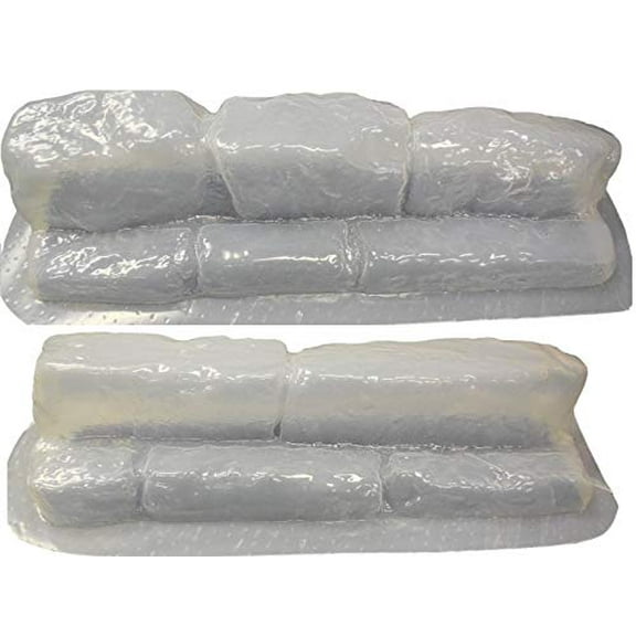 Set of Flagstone Rock Look Plastic Craft Molds use Concrete or Cement to Make Your own Patio Borders and Edgers 5021