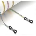 thumbnail image 2 of 50pcs Holder Chain Glasses Ends Spectacle Chain Strap Loop Ends Of Glass Cord Ends Of Eyeglass Chain Holder Silicone Lanyard Strap Diy Bead Linking Ey, 2 of 5
