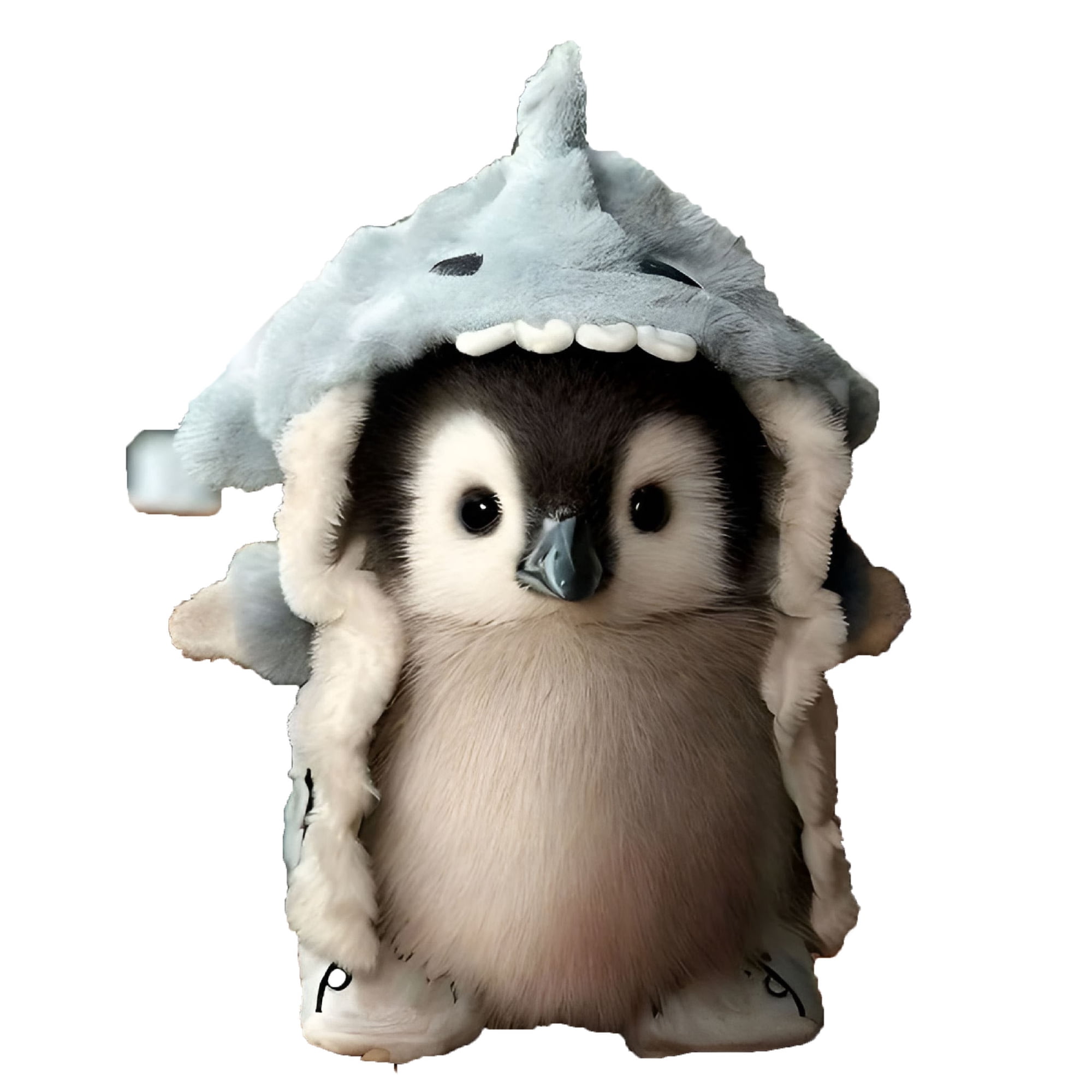 BESTSKY 2026 New Super Realistic Plush Robot Penguin,Plush Ai Penguin Doll,Funny Blend of Tech&Toy,Interactive Emotional Support Partner