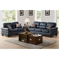 thumbnail image 2 of Bobkona Shelton Bonded Leather 2-Piece Sofa and Loveseat Set, 2 of 4