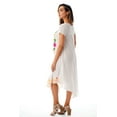 thumbnail image 2 of Riviera Sun Short Sleeve Umbrella Dresses for Women (White, 2X), 2 of 3