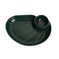 thumbnail image 2 of Dumpling Serving Plate with Built-in Sauce Compartment Divided Snack Dish for Kitchen Dining Table Appetizer Sushi Dessert Home Daily Use Party Supplies, 2 of 6