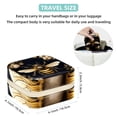 thumbnail image 5 of Bee Travel Portable Square Jewelry Box - Bracelet Holder and Jewelry Stand - Ideal for Rings, Earrings, Necklaces, and Bracelets - Suitable for Girls and Women, 5 of 6