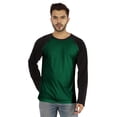 thumbnail image 1 of Inkmeso T-Shirt à Col Rond Coupe Régulière pour Homme, Raglan Uni à Manches Longues, 1 of 7