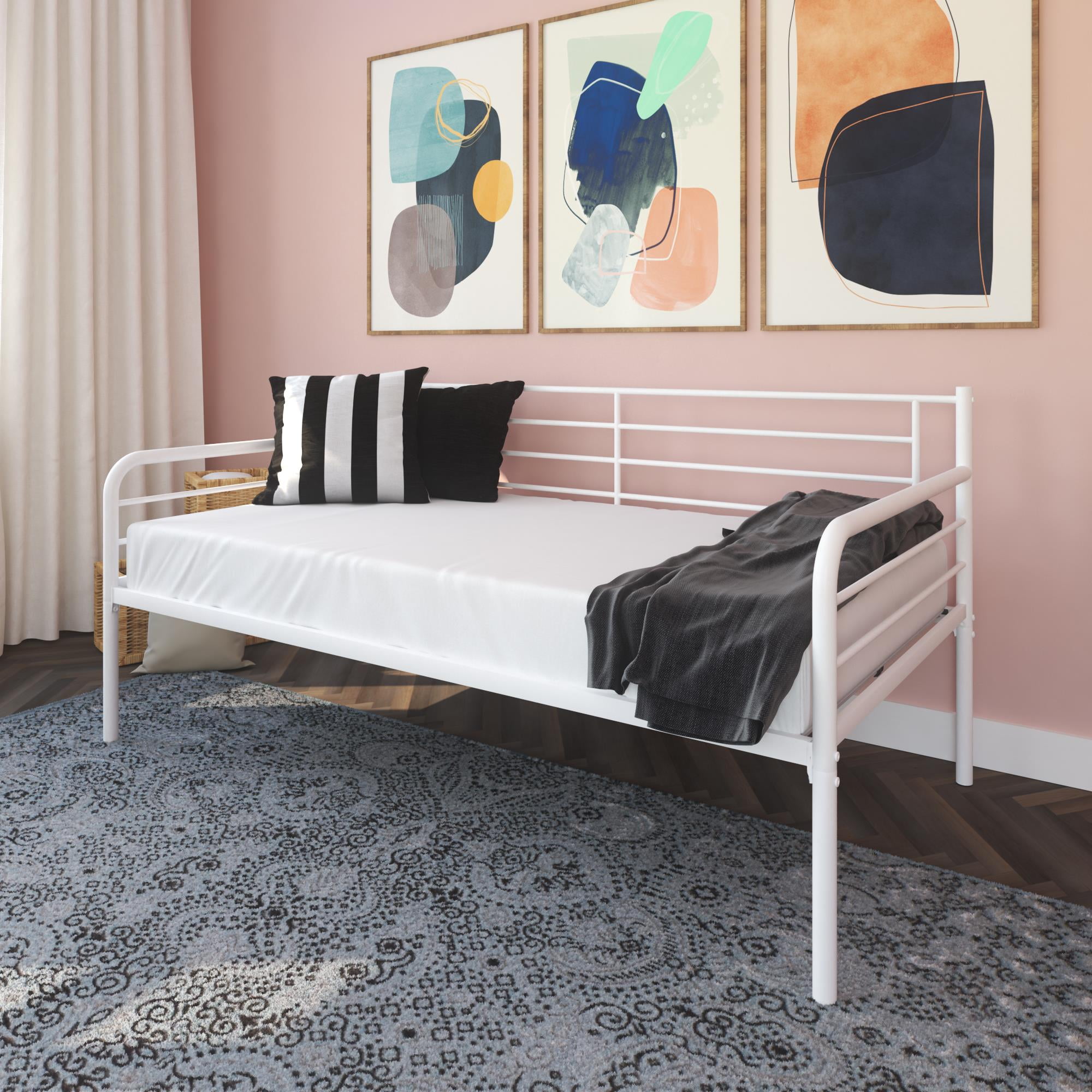 Metal Daybed, White