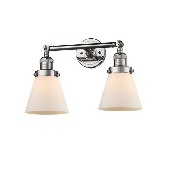 2 Light Vintage Dimmable Led Bathroom Fixture