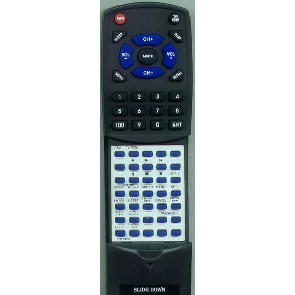 Replacement Remote for BROKSONIC RT0766093010, 0766093010, TVCR9369TCT, VHSA6741CCTC, TVCR9369T, CTSG9369TC, CTSG8118CTCT, CTSG9369TCT, TVCR9369CT, T