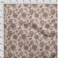 thumbnail image 3 of oneOone Cotton Cambric Rose Pink Fabric Mandala & Floral Fabric For Sewing Printed Craft Fabric By The Yard 56 Inch Wide, 3 of 4