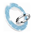 thumbnail image 1 of wonima02 Magnetic Phone Ring Holder for magsafe, Glitter Magnetic Grip Compatible with iPhone 17 16 15 14 13 12 Pro max,Pro,Plus,Mini, Pixel 10 Series Mag Safe Accessories, Kickstand,Grey Blue, 1 of 1