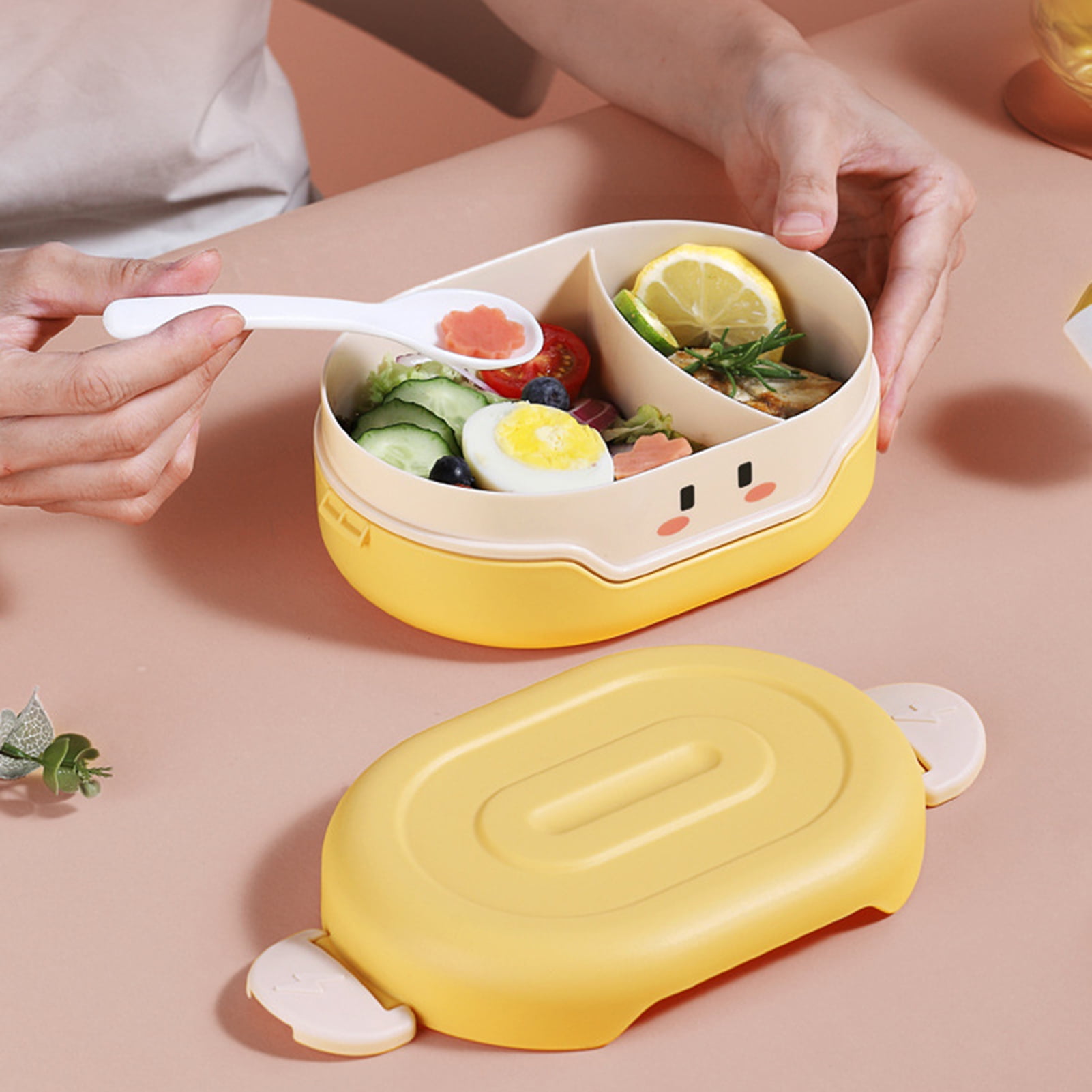 Cheers.US 1000ml Food Container Keep Food Warm Lunch Box Temperature  Display Thickened Insulation Keep Warm Kids Bento Box Lunch Container to  School