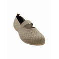 thumbnail image 1 of FLAT BALERINA DE MUJER ARENA TEXTIL MARCA LEON 222, 1 of 4