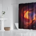 thumbnail image 2 of Colorful Starry Sky and Universe Modern Waterproof Shower Curtain Set with 12 Hooks, Washable Decorative Bathroom Shower Curtain, 2 of 6