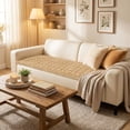 thumbnail image 2 of Smiry Couch Covers Sofa Cover Slipcover for Dogs Washable, Non Slip Sofa Protector, Fuzzy Couch cover Pet Friendly Home Decor, Camel, 27.6" x 70.9", 2 of 10