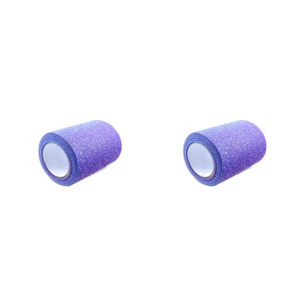 Rollo de tul Bearachild Tela brillante Tules Red Azul púrpura 2Conjunto