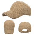 thumbnail image 2 of Women's Baseball Caps Fashion Women Men Sport Solid Color Keep Warm Winter Plush Beach Baseball Cap Hip Hop Hat Sun Hat, Women's Accessories Baseball Caps, 2 of 5