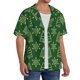 thumbnail image 2 of Balery Christmas (2) Camisa Casual de Manga Corta con Botones para Hombre, Texturizada, Estilo Cubano, para Playa, Verano-XX-Large, 2 of 5