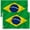 68D Polyester - Pack of 2, variant on Anley 3x5 Foot Brazil Flag - Brazilian National Flags Polyester