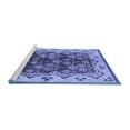 thumbnail image 2 of Ahgly Company Machine Washable Indoor Rectangle Oriental Blue Industrial Area Rugs, 3' x 5', 2 of 4