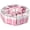 Pink, variant on 8Pcs Triangular Cake Shaped Paper Gift Box Cardboard Candy Dessert Packaging Boxes for Baby Shower Birthday Party