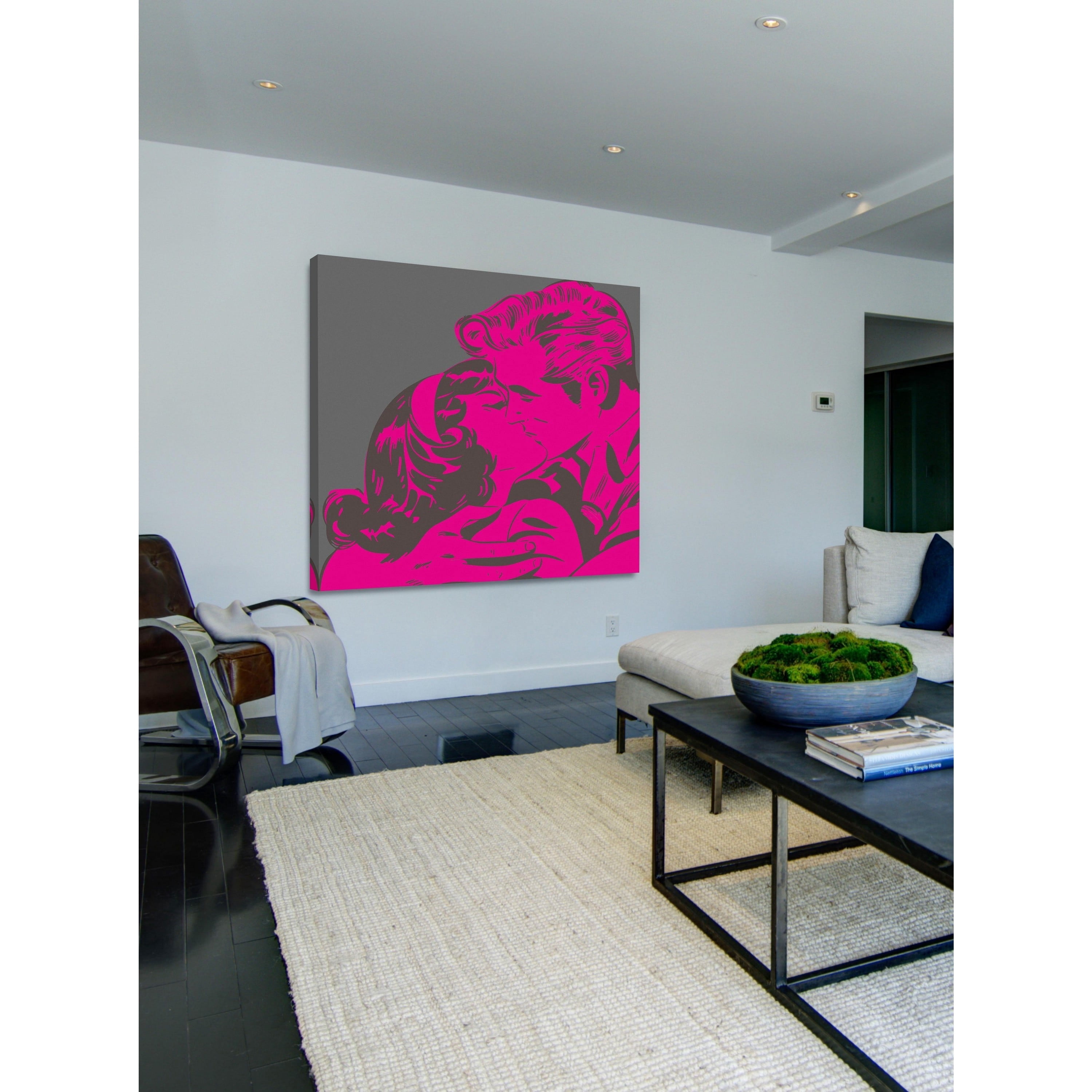 Marmont Hill "Kiss" Print on Canvas