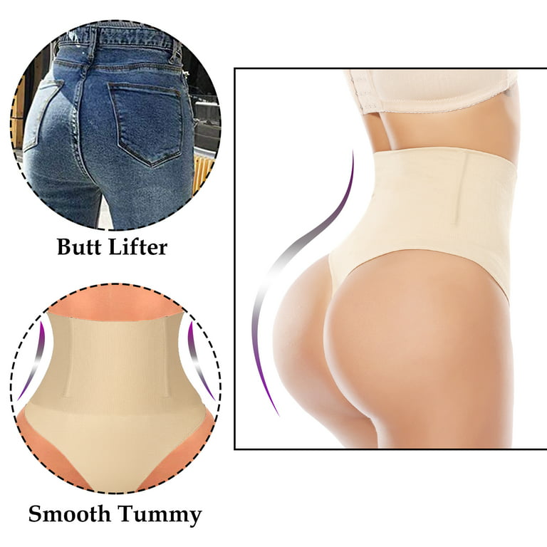  Thong Shapewear Tummy Control Panties Body Shaper For Women  Butt Lifter Waist Trainer Seamless Slimmer Panty
