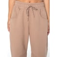 thumbnail image 5 of Celebrity Pink Women's and Women's Plus Fleece Barrel Sweatpant, Sizes XS-4X, 5 of 6