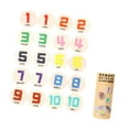 thumbnail image 4 of MERIGLARE Kids Memory Game, Matching Toys, Development Early Learning, with 20 Wood Cards, Educational Toys for Birthday,Travel Age 3-6 Number Pattern, 4 of 9