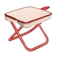 thumbnail image 1 of Taburete de camping, taburete de pesca, taburete plegable ligero, reposapiés compacto, asiento para exteriores, taburete de campamento para conciertos 29 x 29 x 32 cm, 1 of 8
