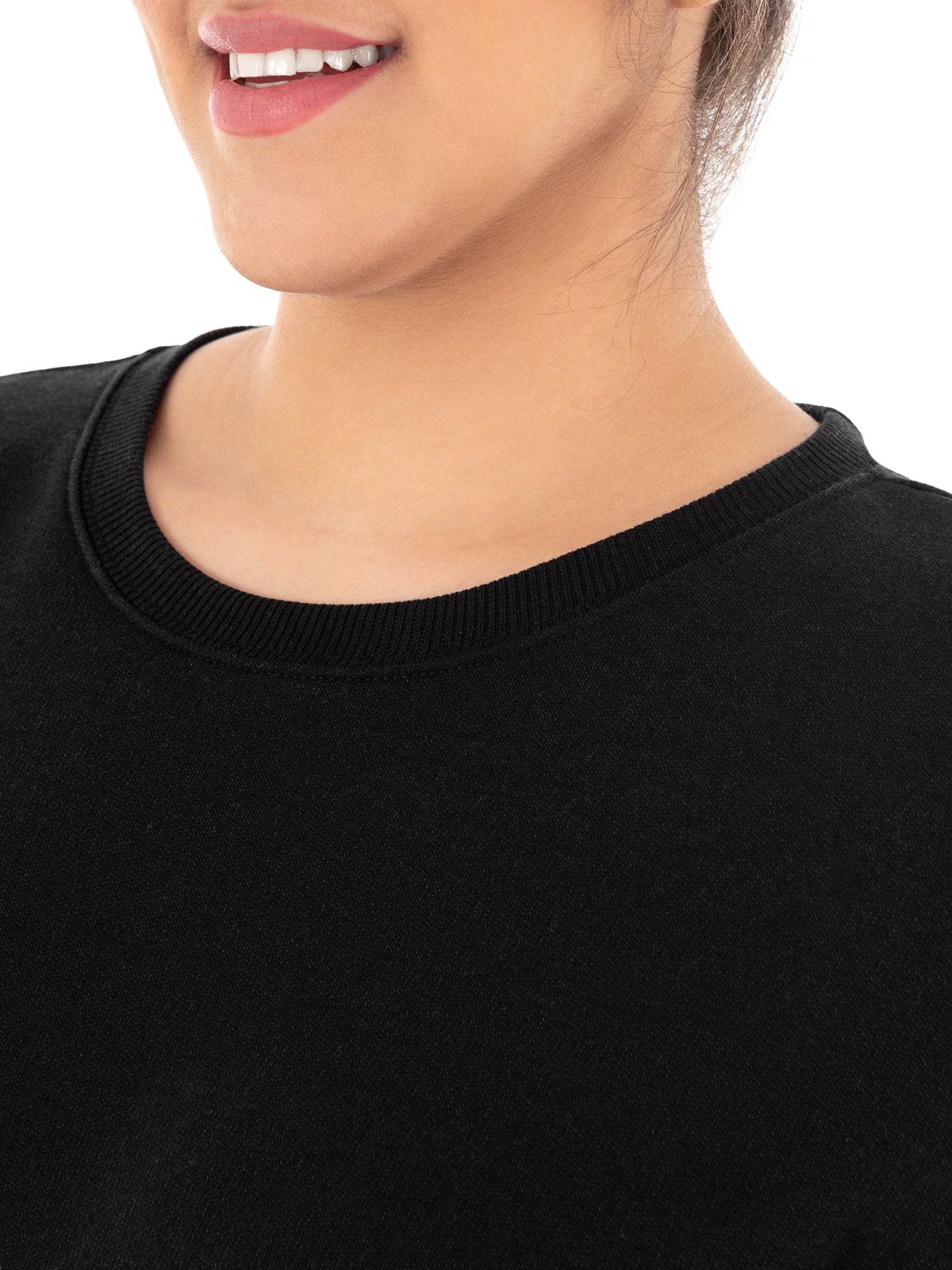 Terra & Sky Women's Plus Size Fleece Sweatshirt