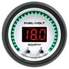 Autometer 6709-Ph Phantom Gauge, Fuel/Volt, 2-1/16" Two Channel, Selectable Elite Digital